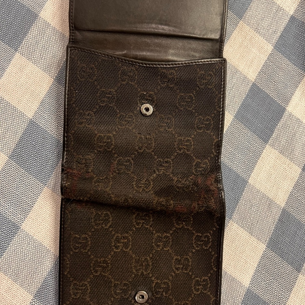 Vintage Gucci Brown Monogram Wallet - Picture 9 of 9